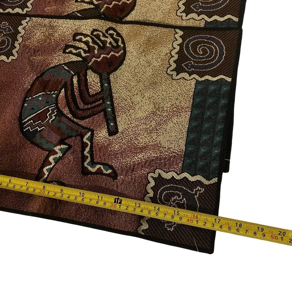 Kokopelli Southwestern Dancing Flute Player‎ - Set Of 5 Placemats, 17x12 in.